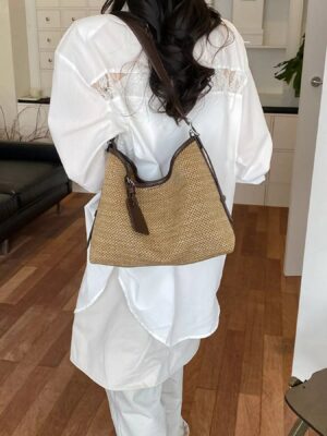 1e070407-577f-4905-9099-7a2ec46ee004-Max-Origin.jpg Leather Trim Woven Shoulder Bag